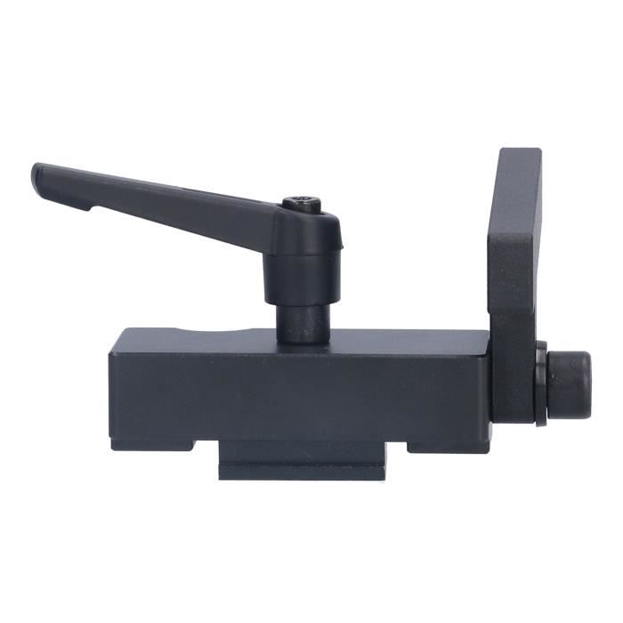 Butée à Onglet Type-75 En Alliage Acier - Limiteur De Longueur Précise Pour Rail De Scie - 8x7.3x5.4 Cm