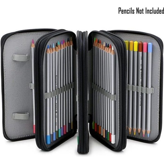 Trousse avec feutre et crayon de couleurs - Cdiscount