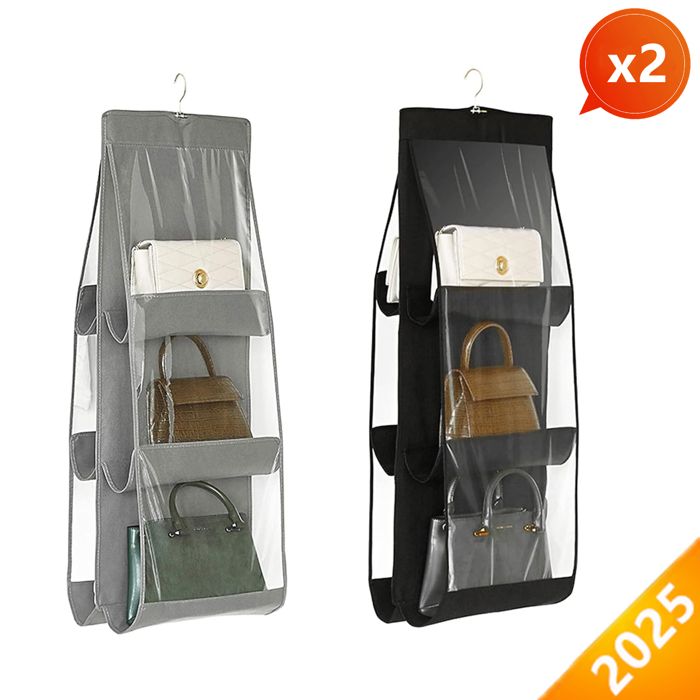 KENLUMO Pcs sac à main sac de Rangement Suspendu de Placard