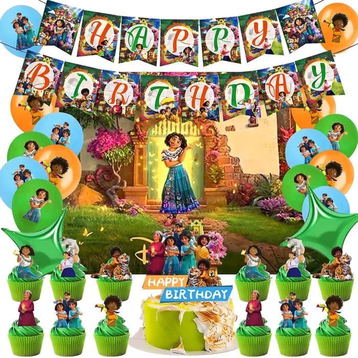 Decoration Encanto Anniversaire,Ballon Encanto,Déco Bannière Anniversaire Encanto,Decoration