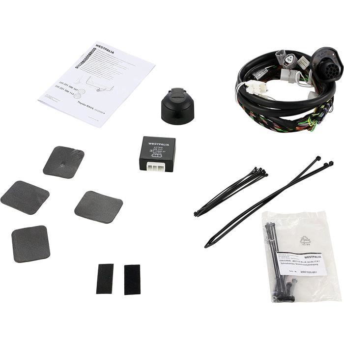 Prise Remorque AB Tools Avec Avertissement Sonore - Alimentation Feux Remorque/Caravane