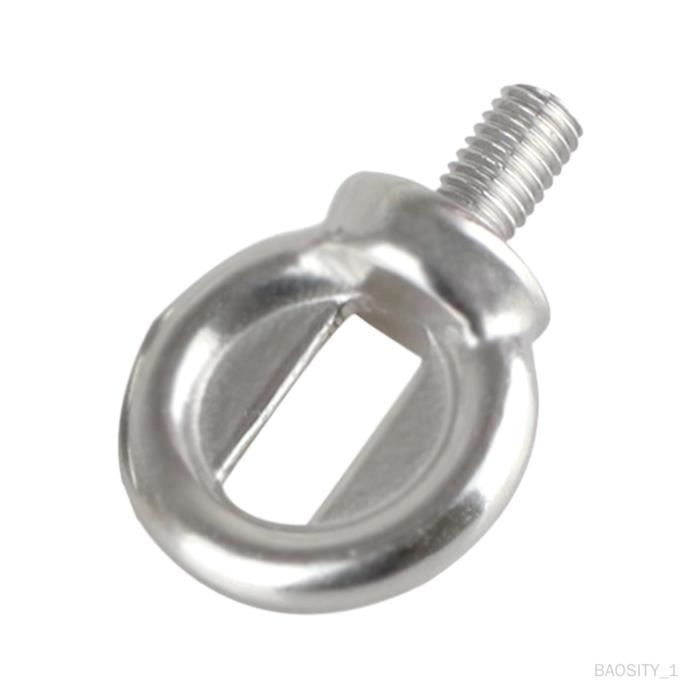 Poulie Câble 48 Mm Acier Inoxydable – Roue à Rouleaux Avec 4 Vis + 4 Chevilles, Charge Robuste Pour Maison, Jardin, Gym & Extérieur