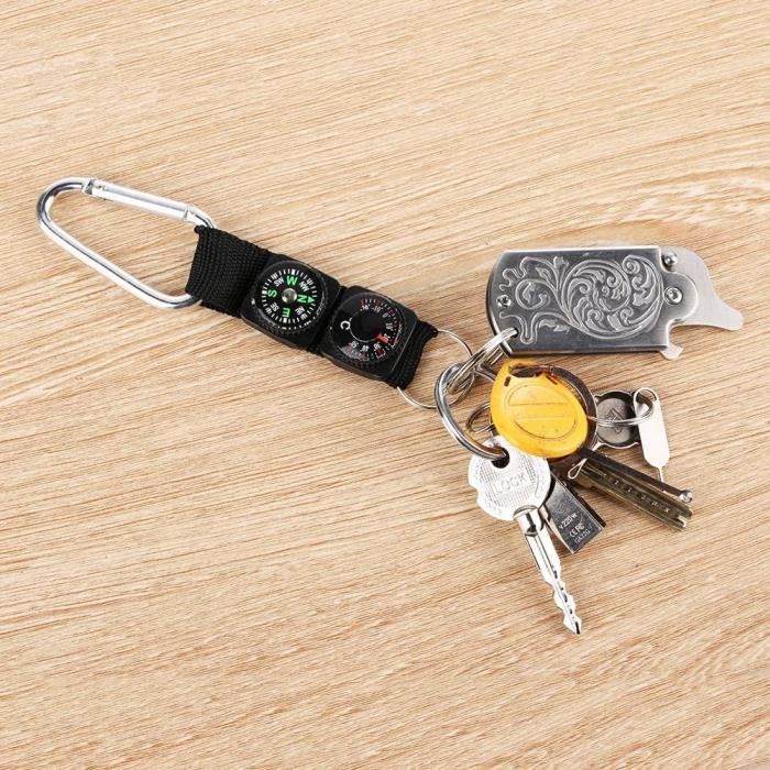 Porte-Clés Boussole Boussole Randonnée Portable Mini Montre De Poche