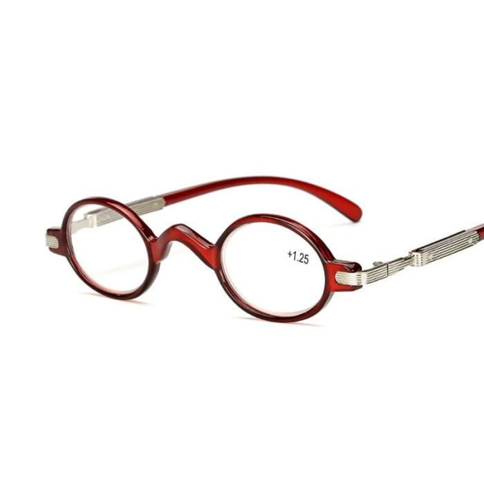 Monture De Lunette Or Lot De 4 Lunettes De Lecture JM - Montures Carrées Plastique - Noir Rouge Bleu Violet - Charnière Ressort Lunettes De Lecture Légères Plastique