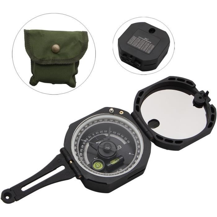 Boussole Géologique Brunton - Vert - Aluminium/Zinc - Professionnelle Extérieur