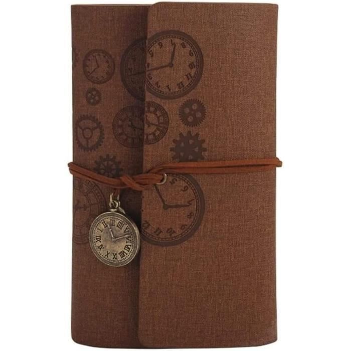 Housoutil Carnet A6 Similicuir Avec Calculatrice - Agenda Organiseur 6 Anneaux Pour Voyage Et Bureau