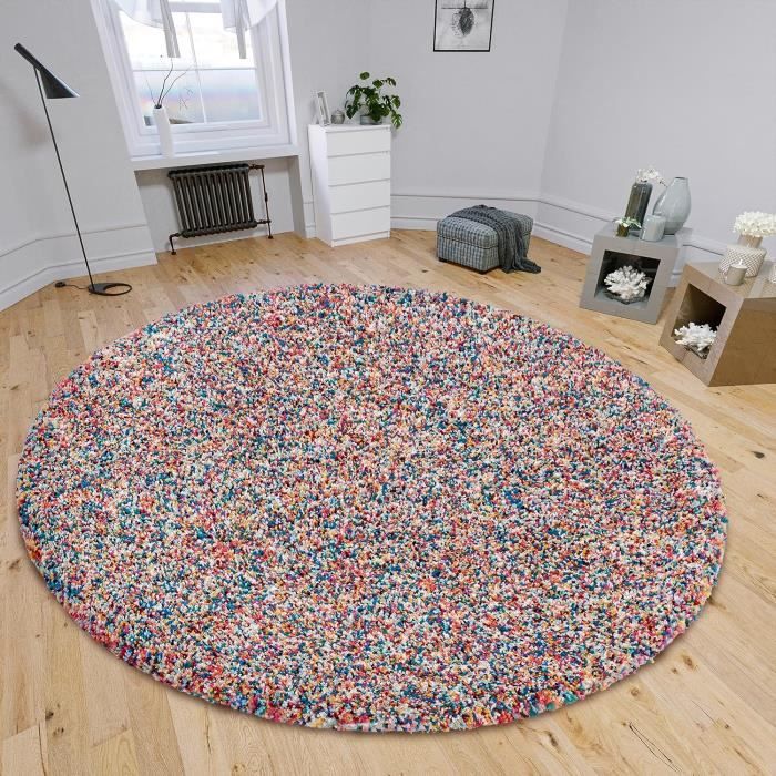 Tapis à Poils Longs Moelleux Confortable Antidérapant Chambre Modernes
