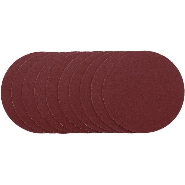 50 Disques Abrasifs 125 Mm Grain 80 - Céramique, Filet Auto-agrippant - Pour Ponceuse, Meulage Bois/métal - 6