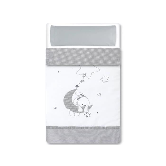 Housse De Couette Avec Garnissage Luna De Pirulos Maxi Lit Bebe 70x140 Achat Vente Housse De Couette Seule Cdiscount