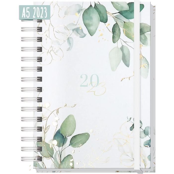 Calendrier International 2024 A5 [Pretty Garden] Avec Reliure En