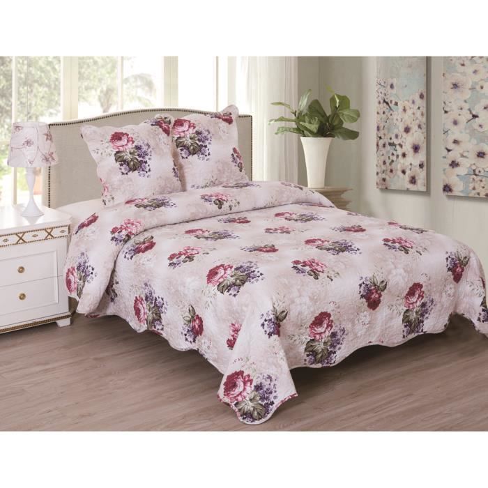 Quelle Dessus De Lit Boutis Lilas