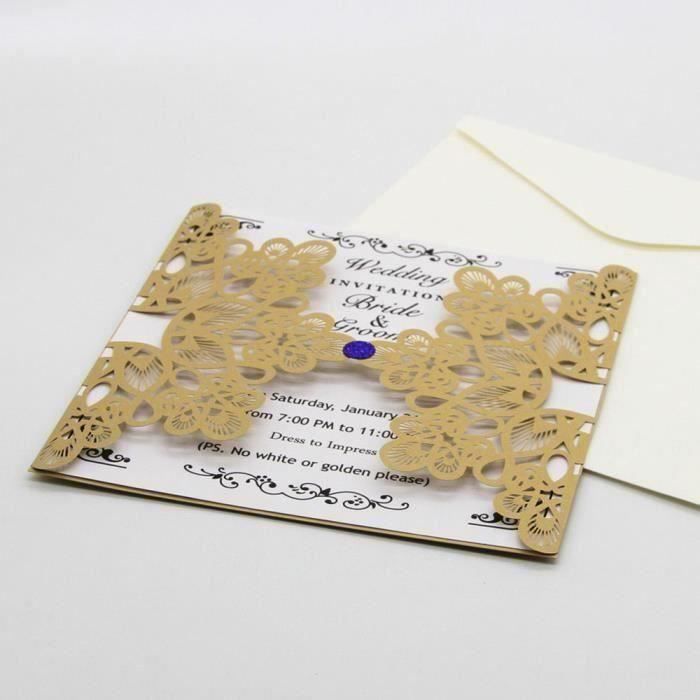 Carte D Invitation Mariage Achat Vente Pas Cher
