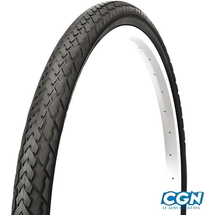 Pneu vtt 26x1.75 tr deli city anti-crevaison noir (stop-crevaison) (47-559)