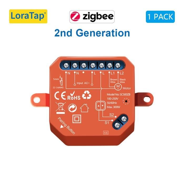 Contact Sec Wifi Zigbee Hub MHCOZY 4 Canaux 85-220V Contact Sec ZigBee Module De Commutation Home Assistant Bouton Poussoir Connecté Wifi