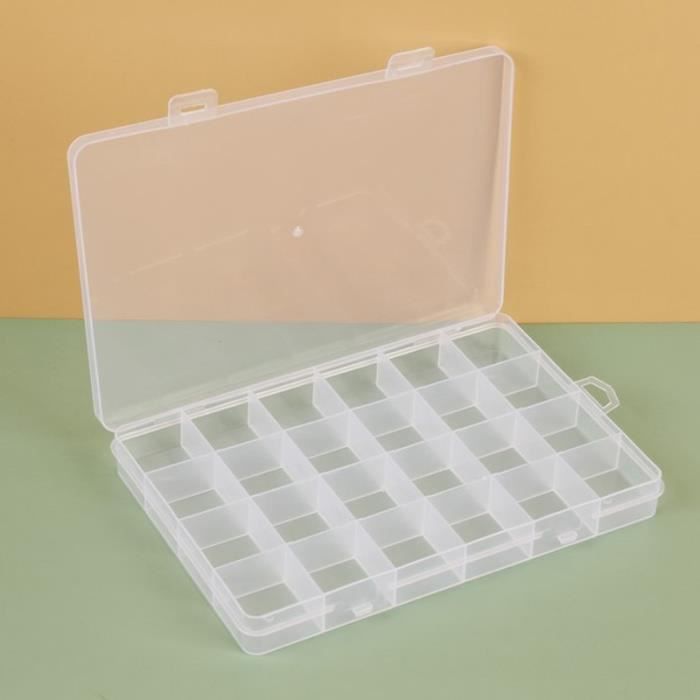 KEENSO Boîte à Bijoux Boîte De Rangement De Bijoux Transparente, 72