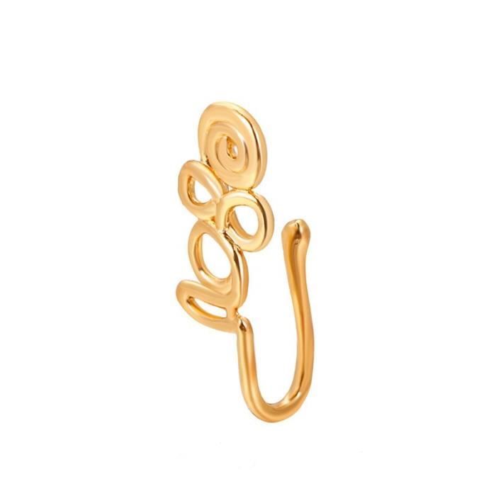Alliance femme sertie créative or jaune 9K pavé diamant - Cascade lumineuse