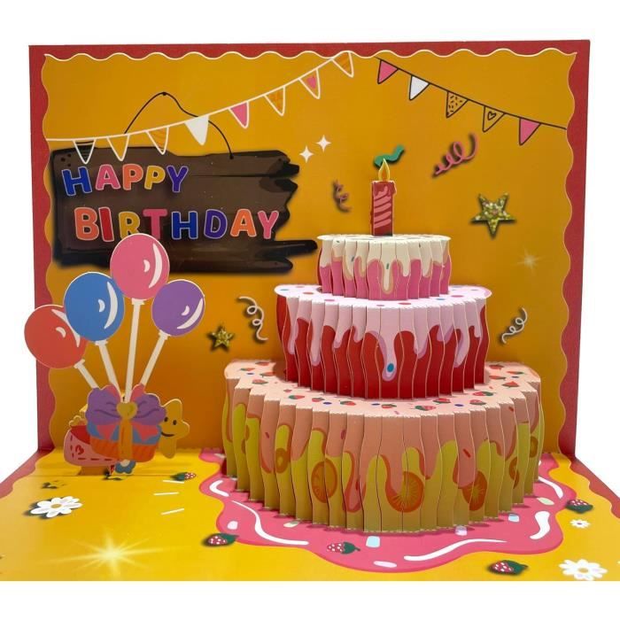 Cartes D'anniversaire 3D » Commandez Des Cartes Pop-up Pour Votre
