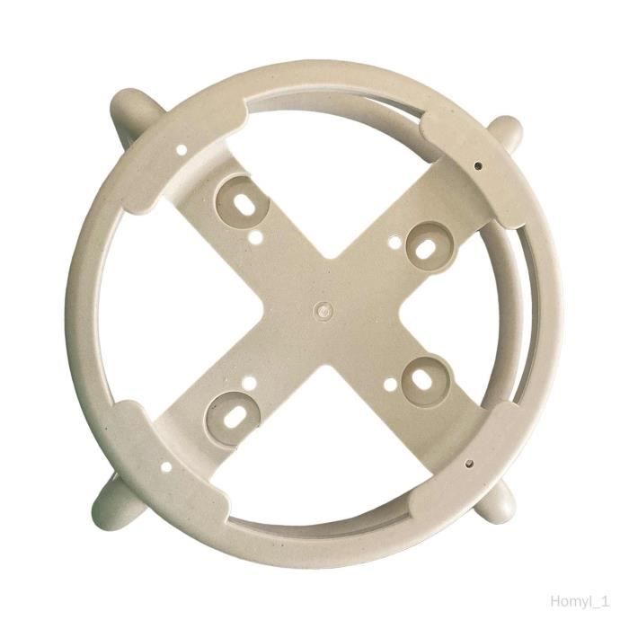 KKTONER Tabouret Rond Moderne à Roulettes En Cuir Synthétique Avec