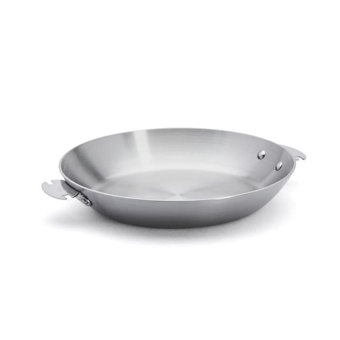 Poêle 28 cm - DE BUYER - Alchimy Loqy - Inox - Compatible tous feux - Argent