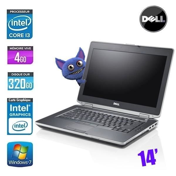 Top achat PC Portable DELL LATITUDE E6430 I3 4GO 320GO - GRADE B pas cher