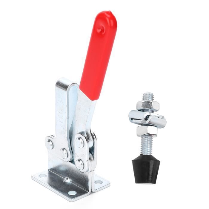 4Pcs Sauterelle De Serrage Pince à Bascule Horizontale GH-201-B Pince A Levier Horizontal Déblocage Rapide Serre Joint Sauterelle - Bricolage