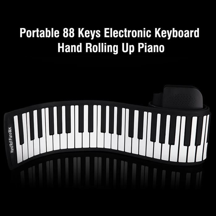 PIANO ÉLECTRONIQUE PORTATIF Pliant De Clavier De Piano Pour Des Cadeaux