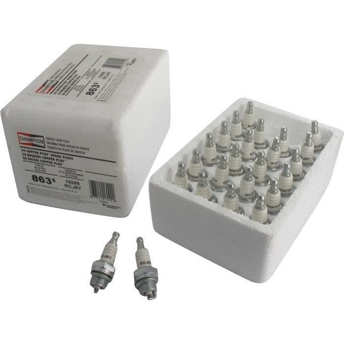 Pack atelier de 24 Bougie d'allumages CHAMPION RCJ8Y