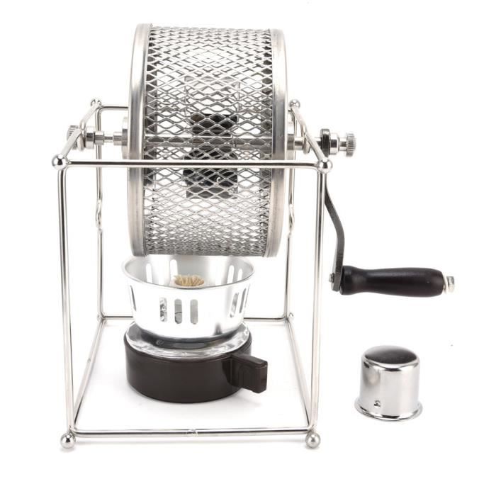 SHILINTONG – Torréfacteur Électrique Café 750g 1200W – Machine à Griller Grains, Noix, Cacahuètes – Revêtement Anti-Adhésif + Timer