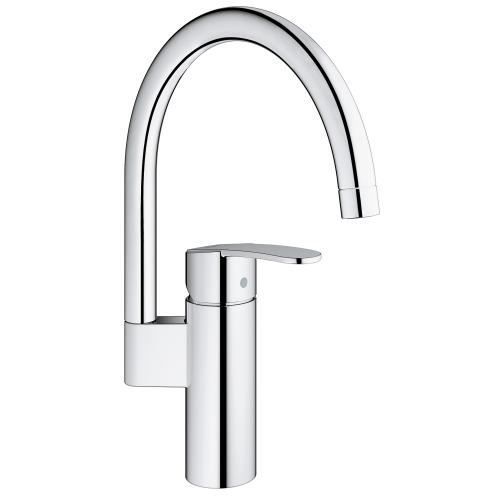 Mitigeur monocommande évier GROHE Eurostyle Cosmopolitan bec haut pivotant Chrome