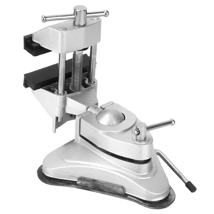 Étau De Montage De Mouches Vintage – Aluminium, Laiton, Acier, 3,4 Lbs, Fabrication Inde