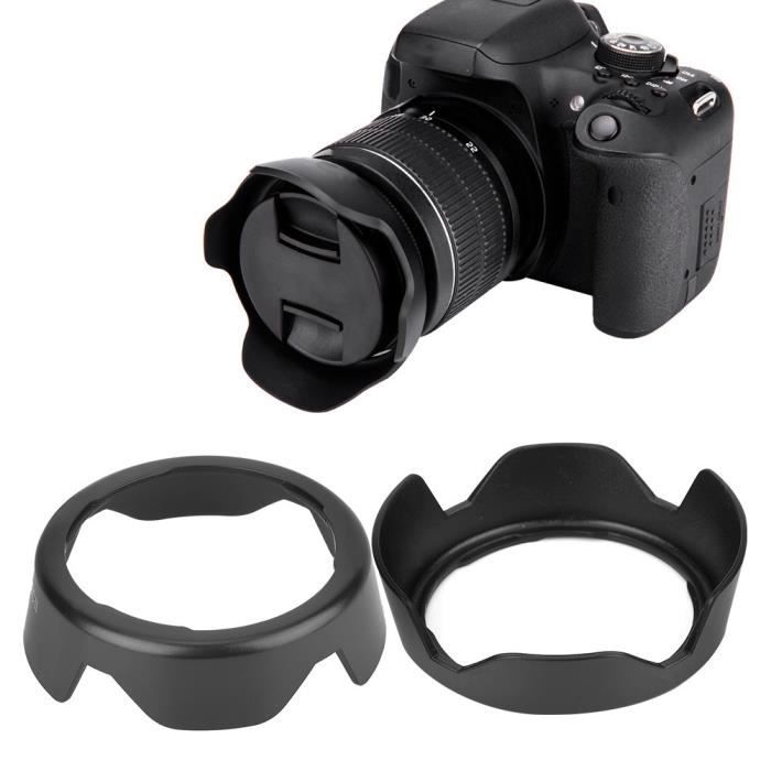 HURRISE paresoleil pour appareil photo EW60CⅡ Paresoleil pour objectif Canon EF S 1855mm f 3