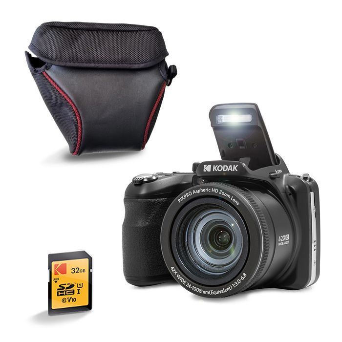 KODAK Pixpro AZ425 Appareil Photo Bridge 20 MP avec Zoom Optique 42x + Étui de Protection + Carte SD – Vidéo Full HD Grand Angle 24 mm Stabilisateur Écran LCD 3 – Neuf - vue 4