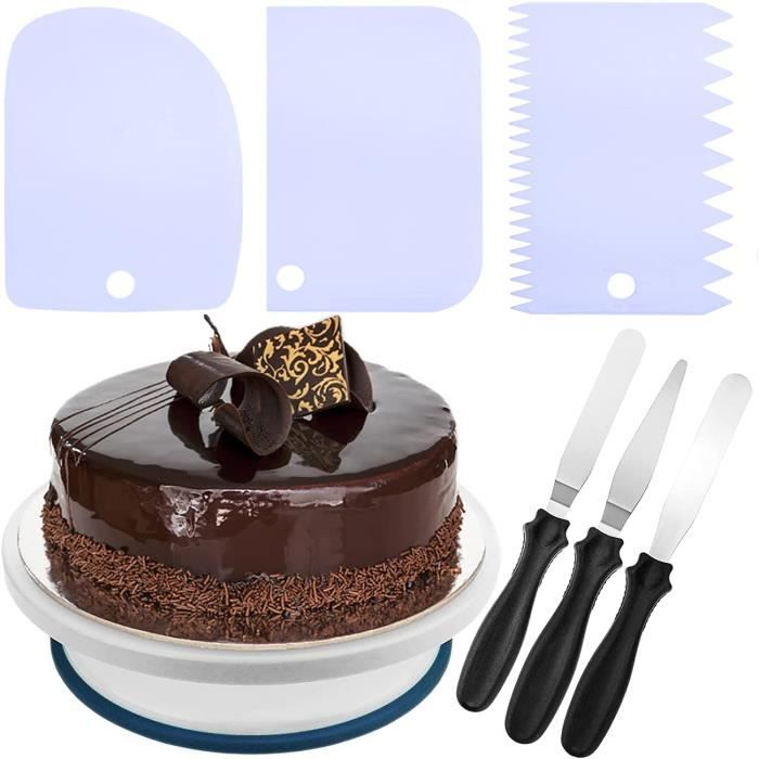 Présentoir à gâteaux sur pied – Plateau à gâteau rotatif en