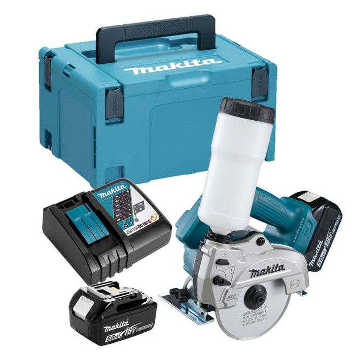 Scie circulaire diamant 18V LXT Ø125 mm 2x5 0 Ah en MAKPAC MAKITA DCC501RTJ