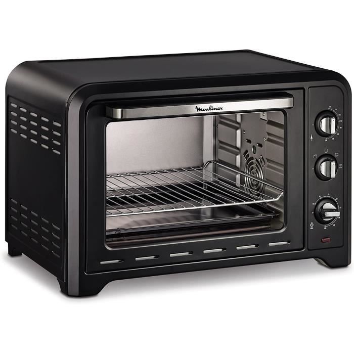 Four à convection - MOULINEX - Optimo OX484810 - 39 L - 6 modes de cuisson - Thermostat 240 °C
