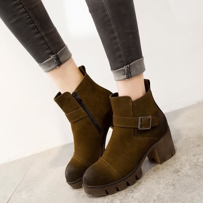 cdiscount boots femme