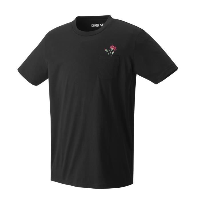 t-shirt yonex 16624ex tour - black - l