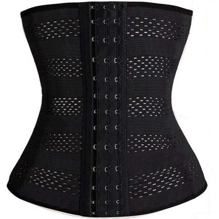 FeelinGirl Femme Corset Sérrée-Taille Ceinture avec 4//9//25 os d/'acier Ventre Plat Minceur Grande Taille Noir Beige