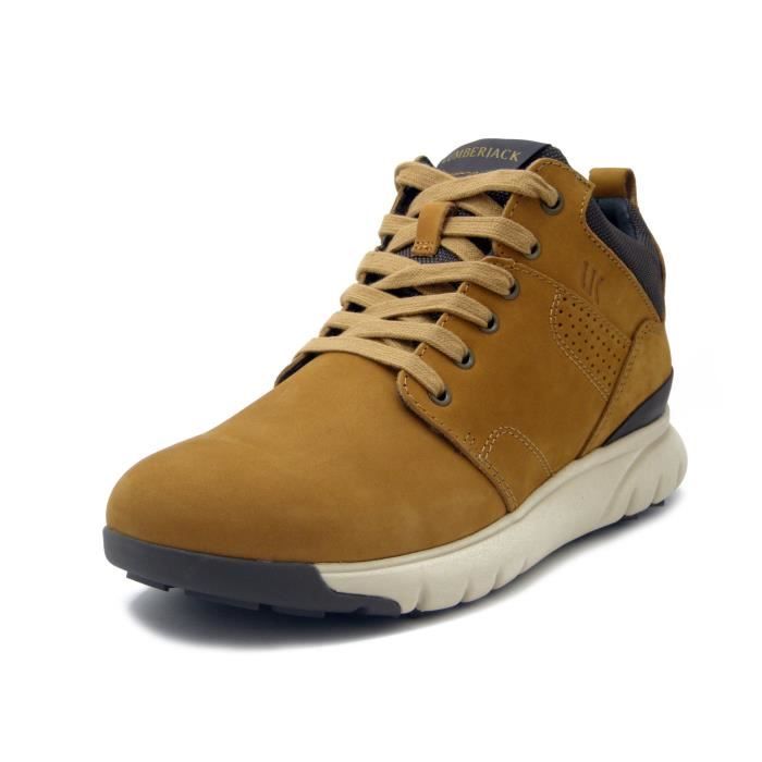 bottes marron homme cuir