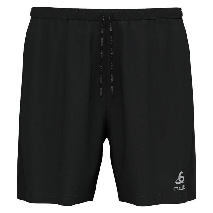 Short de course - Odlo - Essentials 6 inch - Homme - Noir - Respirant Short de course - Odlo - Essentials 6 inch - Homme - Noir - Respirant