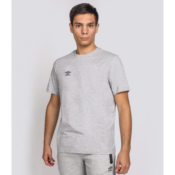 UMBRO T-shirt T-shirt Coton Basic Homme gris