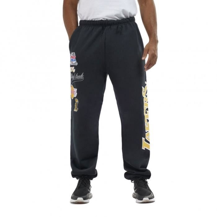 Pantalon de survêtement en polaire Mitchell & Ness Champ City des Tar Heels de Caroline du Nord, bleu marine