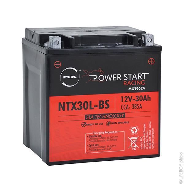 Batterie moto NTX30L-BS / YTX30L-BS 12V 30Ah-NX