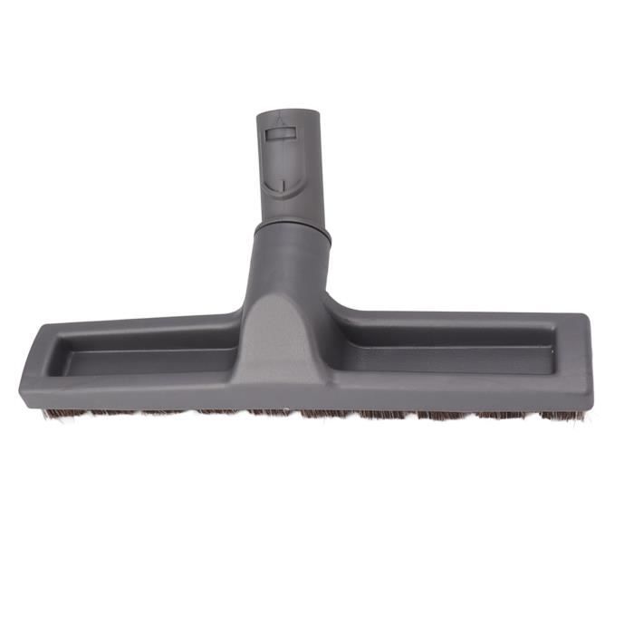 Brosse à vêtements avec véritable crin de cheval doux et manche en bois pour manteau, costume, chaussures, veste, meubles, tapis de voiture et poils d'animaux