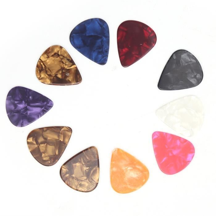 Médiators OMABETA en Celluloïd : 10 pièces pour un son classique exceptionnel