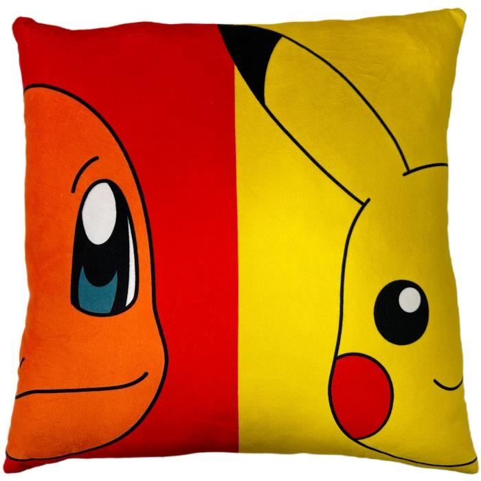 Coussin double face Carré POKEMON Starter Microfibre 40 x 40 cm