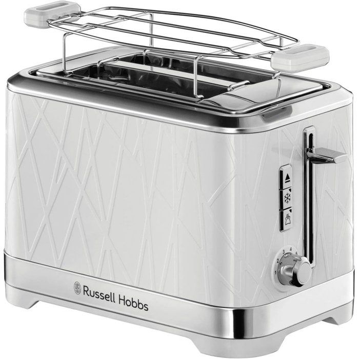 Grille pain Russell Hobbs 28090 56 Fentes Cuisson Ajustable Réchauffe Viennoiseries - vue 2