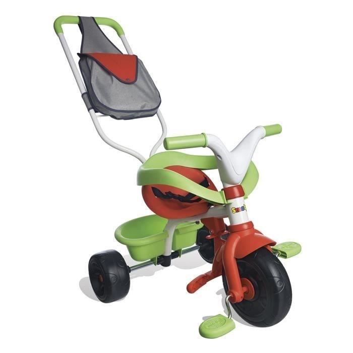 SMOBY Tricycle Be Fun Confort Orange et Vert Cdiscount Jeux Jouets