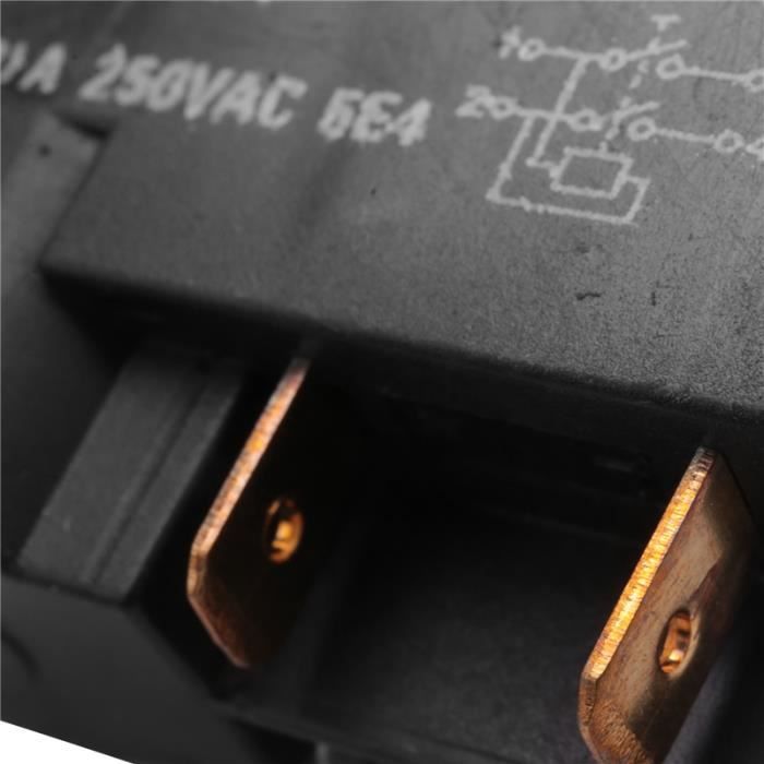 Interrupteur Arrêt Urgence 250V 16A IP54 - Bouton Stop Marche Arrêt Électromagnétique