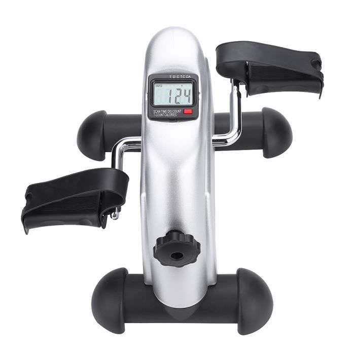 Vélo D'appartement Pliable AGM - Mini Pédalier Réglable Avec écran LCD Pour Exercices Jambes Et Bras